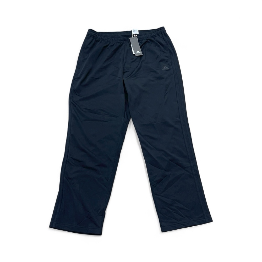 Adidas triple black striped sweatpants/Joggers size XL New